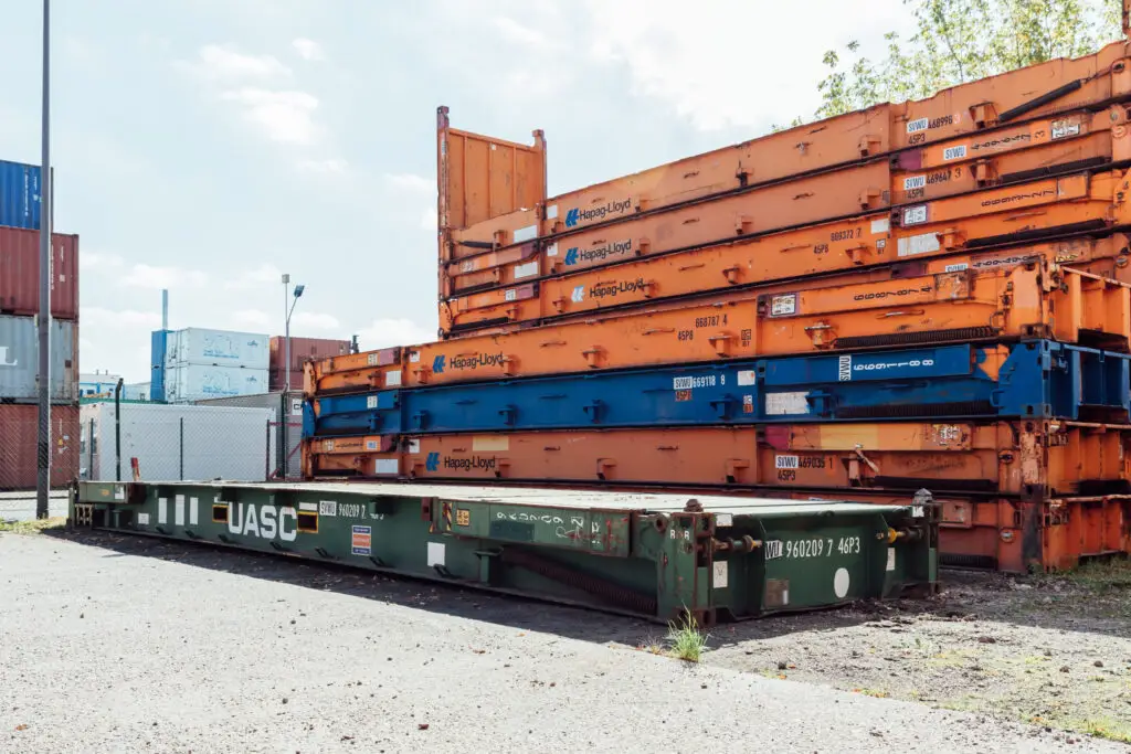 Container Flat-Rack High Cube de 40 Picioare (Uzat) - imagine 4