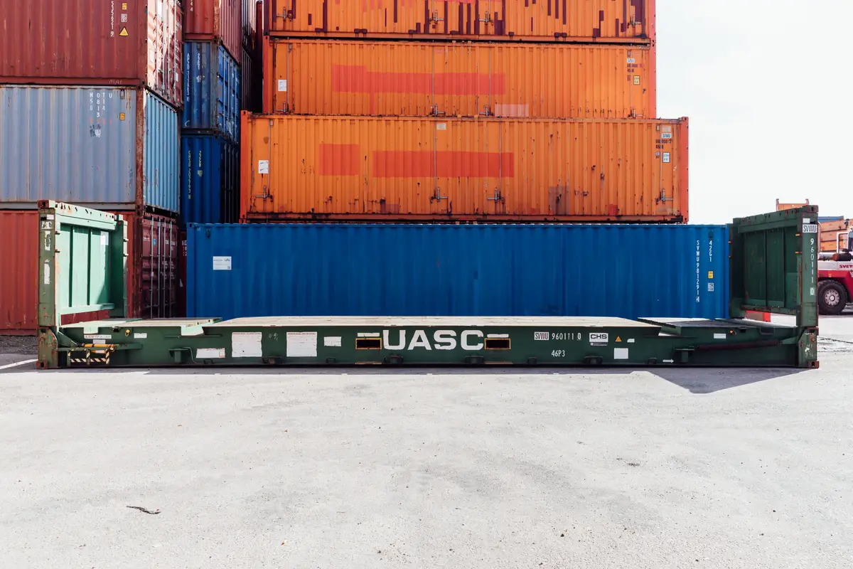 Container Flat-Rack High Cube de 40 Picioare (Uzat) - imagine 6