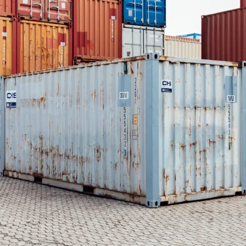 Container de depozitare uzat de 20 de picioare