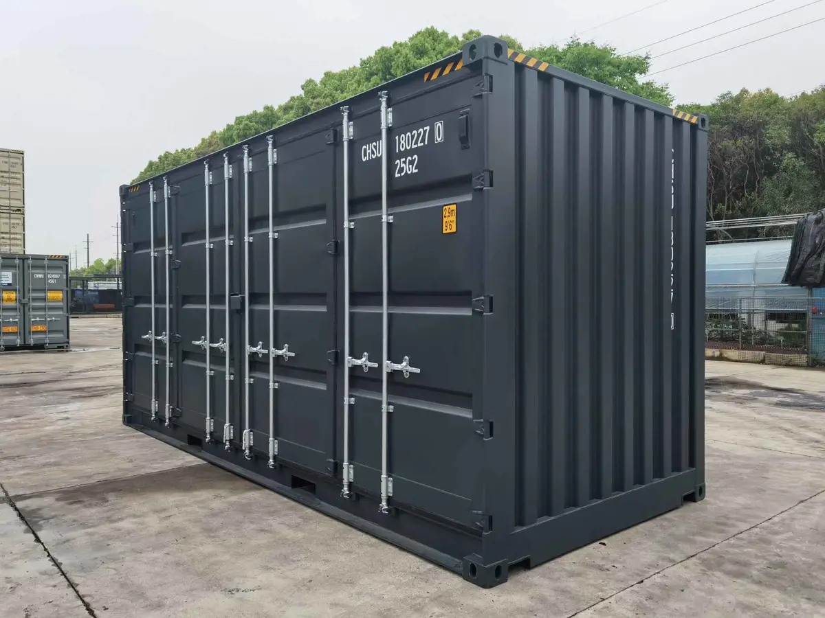 Container nou de 20 de picioare HC cu deschidere laterală.
