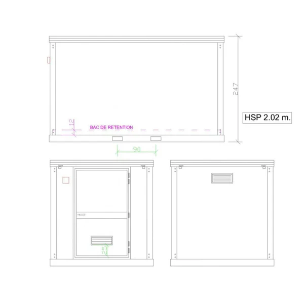 Bungalow Nou de 4 m pentru Depozitarea Produselor Fitosanitare - imagine 4