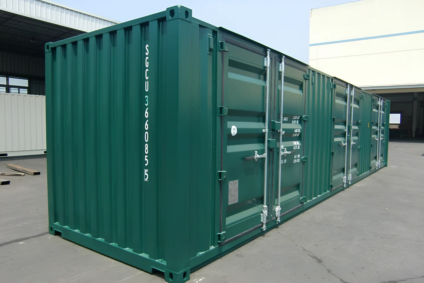 Container de depozitare de 40 de picioare cu 6 uși - imagine 2