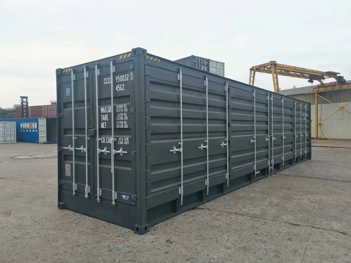 Container nou de 40 de picioare High Cube cu ușă laterală - imagine 3
