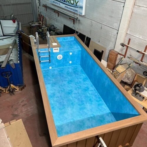 piscină container de 4m