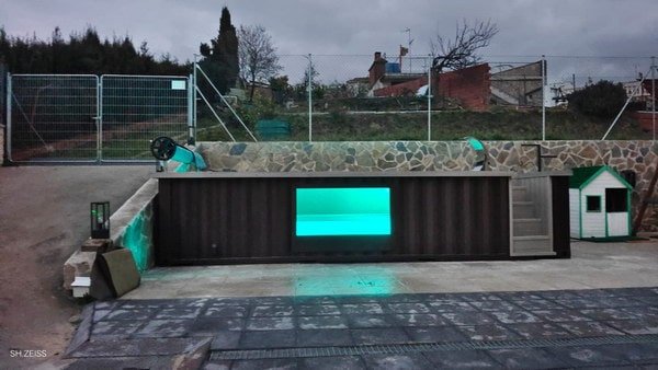 Container de 20 de picioare transformat în piscină - imagine 9