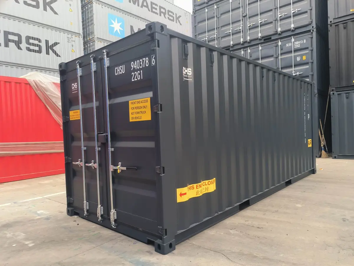 Container nou de 20 de picioare cu ușă dublă.