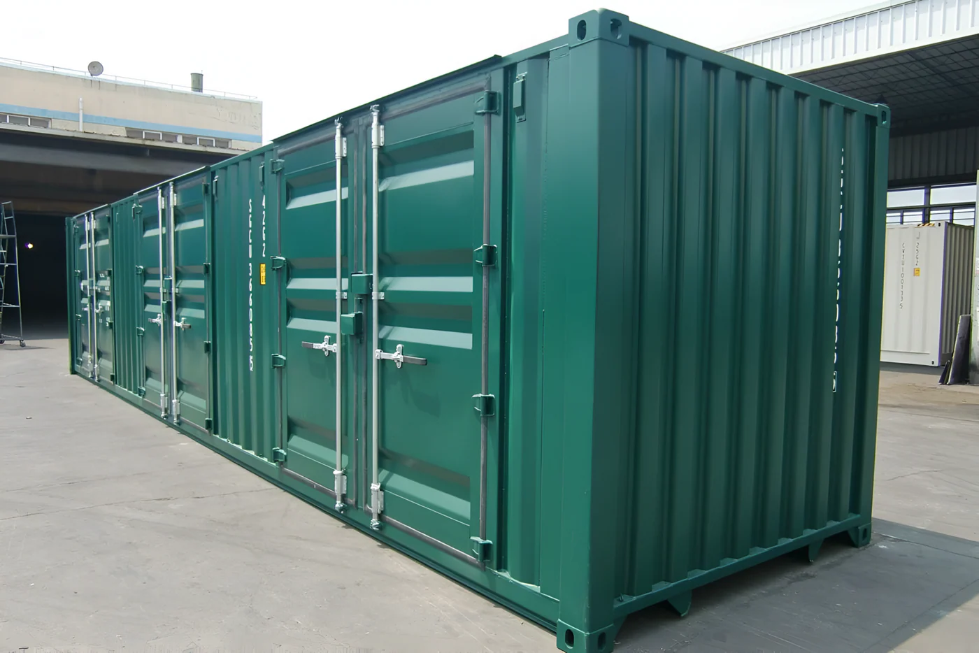 Container de depozitare de 40 de picioare cu 6 uși