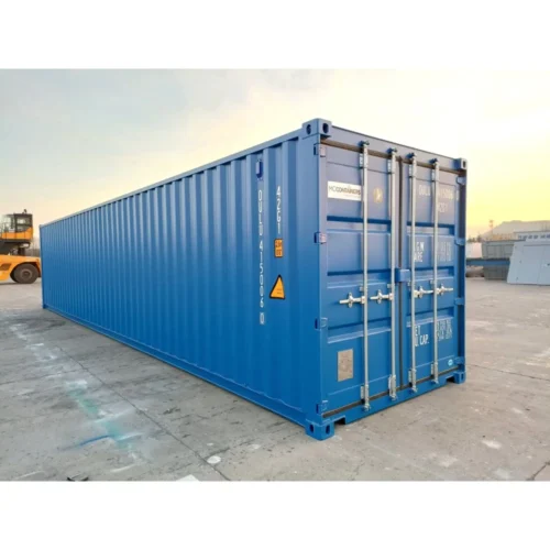 CONTAINER MARITIM 40 PICIOARE HIGH CUBE ALBASTRU  Containerul maritim de 40 de picioare High Cube