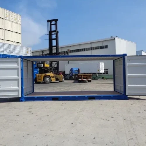Container cu uși la ambele capete,