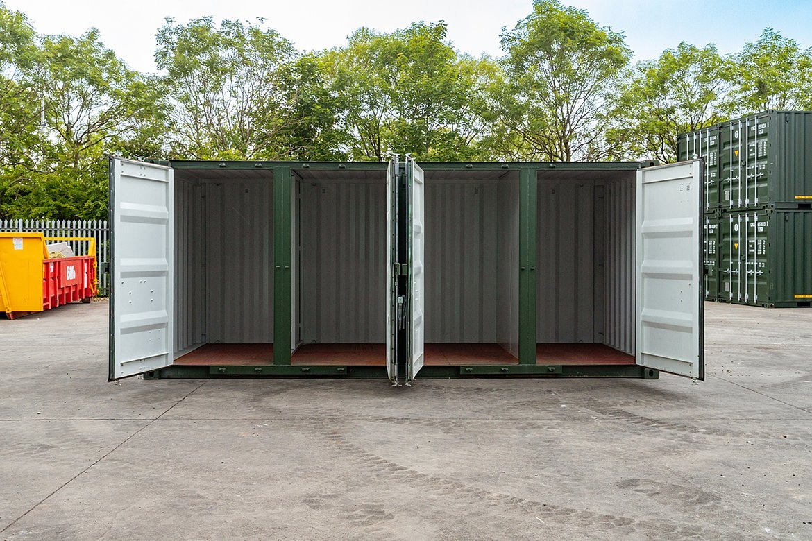 Containere Multi-Store de 20 Picioare – 4 Uși