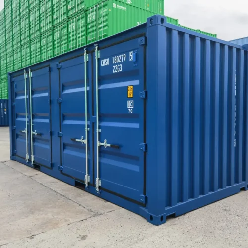 Container nou de 20 de picioare cu deschidere laterală (Side-Open) ALBASTRU