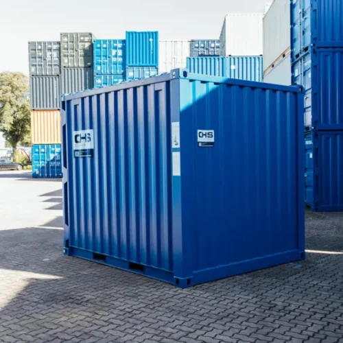 CONTAINER ALBASTRU DE 10 PICIOARE NOU