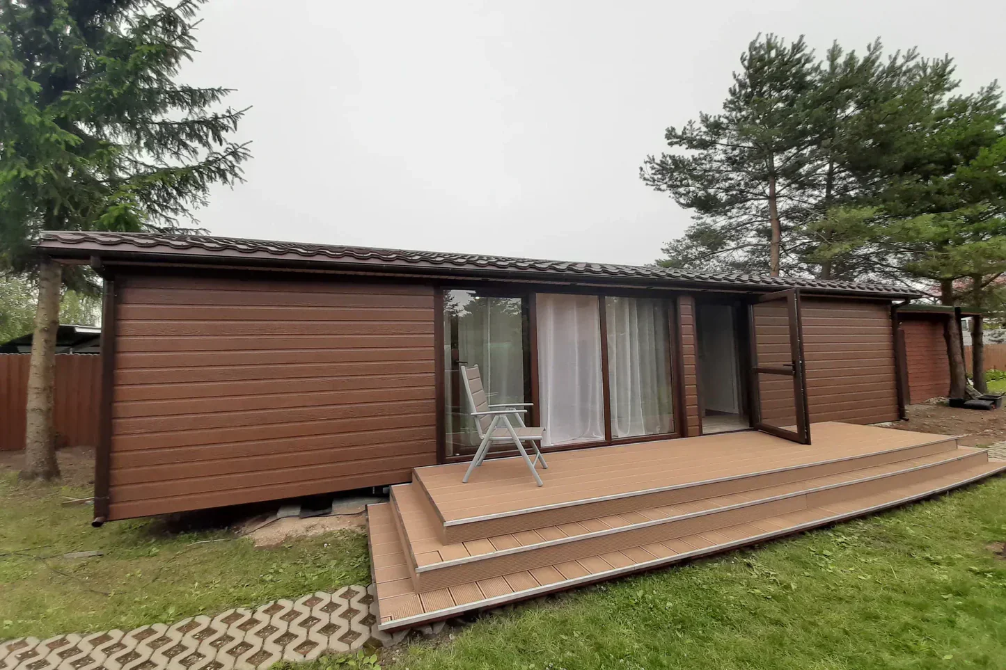 Casă Mobilă T2 JUMA – 35 m² (11,6 × 3 m)