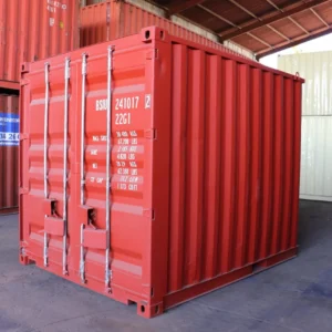 CONTAINER NOU ROȘU DE 10 PICIOARE