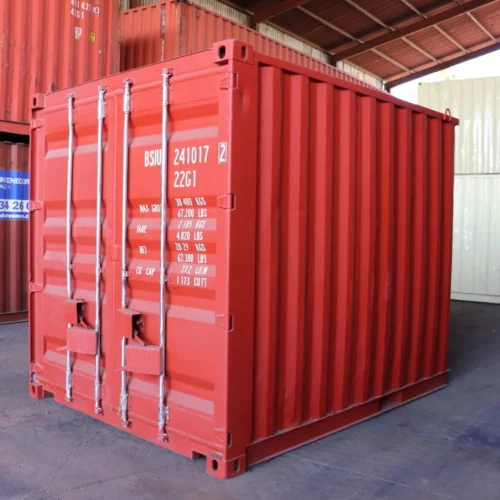 CONTAINER NOU ROȘU DE 10 PICIOARE