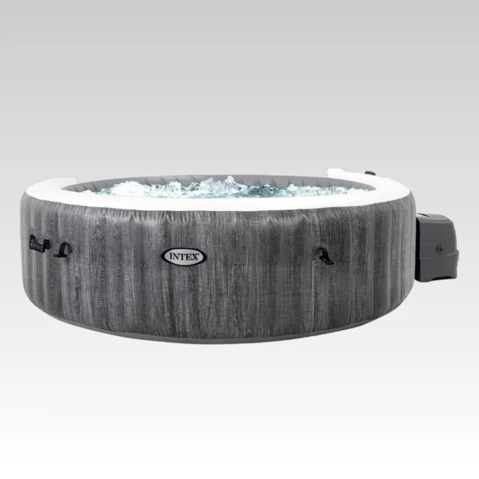Intex PureSpa Deluxe Lemn Gri – 63″ x 21″ - imagine 2