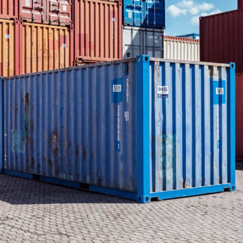Container de depozitare uzat de 20 de picioare