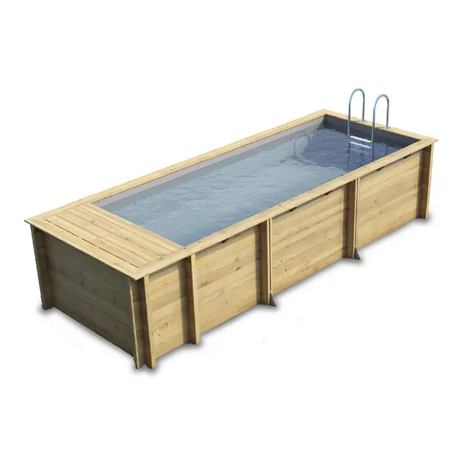 Piscină din Lemn Pool'n Box BWT Arena Versatilă – 620 x 250 x 133 cm - imagine 2