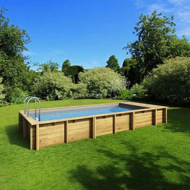 Piscină din Lemn Pool'n Box BWT Arena Versatilă – 620 x 250 x 133 cm